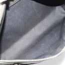 LOUIS VUITTON Takeoff Pouch Clutch Bag Leather Gray M81735 LV Auth 186227M-11