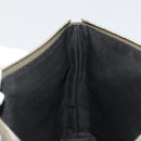 LOUIS VUITTON Takeoff Pouch Clutch Bag Leather Gray M81735 LV Auth 186227M-19