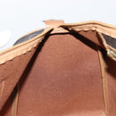Christian Dior Honeycomb Canvas Boston Bag PVC Black Gold Auth 186229A-19