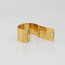 LOUIS VUITTON Monogram Nanogram Scarf Ring Brooch Gold Tone M00226 Auth 186230A-7
