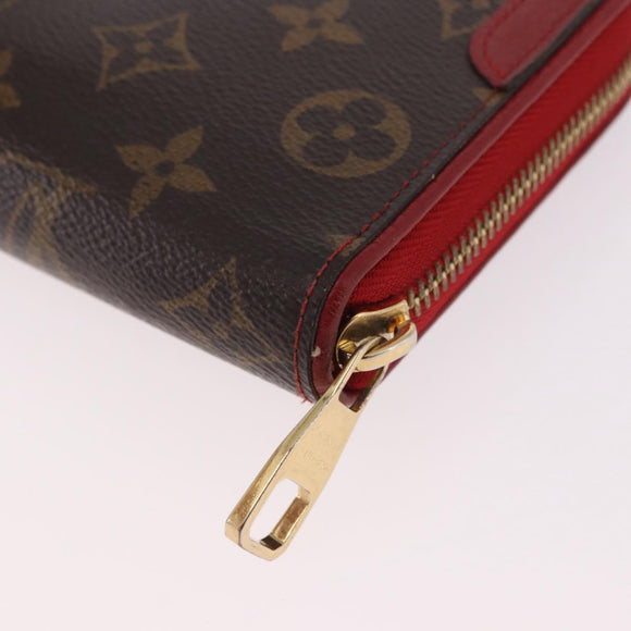 LOUIS VUITTON Monogram Zippy Wallet Tiro Long Wallet M61854 LV Auth 186231A