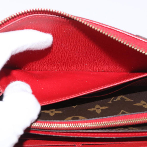 LOUIS VUITTON Monogram Zippy Wallet Tiro Long Wallet M61854 LV Auth 186231A