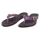 LOUIS VUITTON Monogram Sandals Purple LV Auth 186233M-1