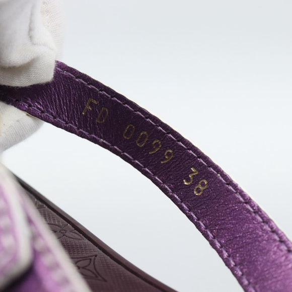 LOUIS VUITTON Monogram Sandals Purple LV Auth 186233M