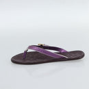 LOUIS VUITTON Monogram Sandals Purple LV Auth 186233M-11