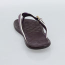 LOUIS VUITTON Monogram Sandals Purple LV Auth 186233M-14