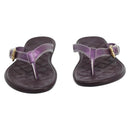 LOUIS VUITTON Monogram Sandals Purple LV Auth 186233M-2