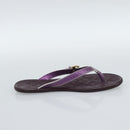 LOUIS VUITTON Monogram Sandals Purple LV Auth 186233M-4