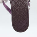 LOUIS VUITTON Monogram Sandals Purple LV Auth 186233M-9
