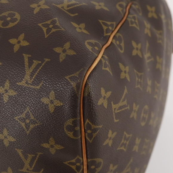 LOUIS VUITTON Monogram Keepall 55 Boston Bag M41424 LV Auth 186234A