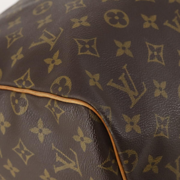 LOUIS VUITTON Monogram Keepall 55 Boston Bag M41424 LV Auth 186234A