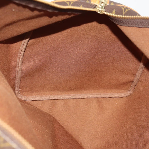 LOUIS VUITTON Monogram Keepall 55 Boston Bag M41424 LV Auth 186234A