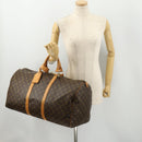 LOUIS VUITTON Monogram Keepall 55 Boston Bag M41424 LV Auth 186234A-23