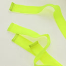 LOEWE Bijou Espadrilles Sandals Canvas Neon Green Auth 186240M-11