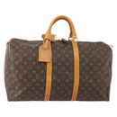 LOUIS VUITTON Monogram Keepall 50 Boston Bag M41426 LV Auth 186242A-1