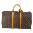 LOUIS VUITTON Monogram Keepall 50 Boston Bag M41426 LV Auth 186242A-2