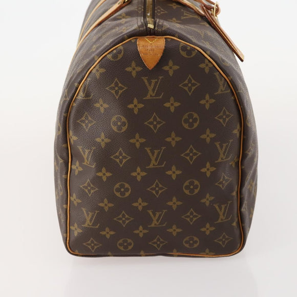 LOUIS VUITTON Monogram Keepall 50 Boston Bag M41426 LV Auth 186242A