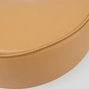 BURBERRY Shoulder Bag Leather Beige Gold Auth 186245A-16