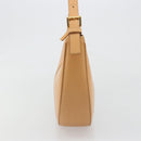 BURBERRY Shoulder Bag Leather Beige Gold Auth 186245A-3