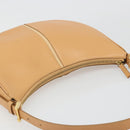 BURBERRY Shoulder Bag Leather Beige Gold Auth 186245A-6