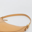 BURBERRY Shoulder Bag Leather Beige Gold Auth 186245A-8