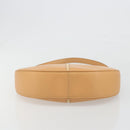 BURBERRY Shoulder Bag Leather Beige Gold Auth 186245A-5