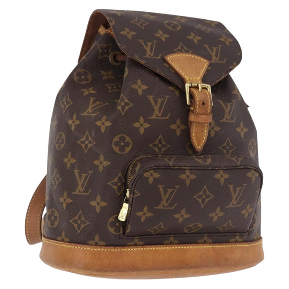 LOUIS VUITTON Monogram Montsouris MM Backpack M51136 LV Auth 186246A