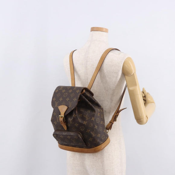 LOUIS VUITTON Monogram Montsouris MM Backpack M51136 LV Auth 186246A