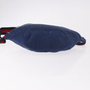 GUCCI GG Canvas Sherry Line Waist bag Navy Red 502095 Auth 186249M-9