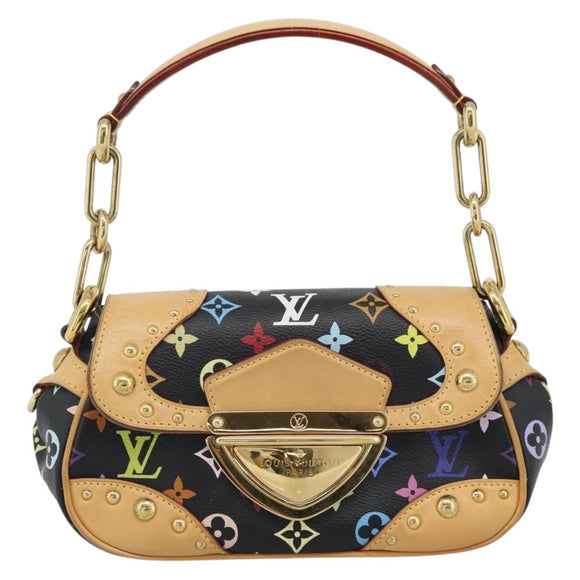 LOUIS VUITTON Monogram Multicolor Marilyn Bag Black M40207 LV Auth 186250SAV