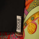 HERMES Carre 90 Scarf ""ART des STEPPES"" Silk Black Auth 186251M-23