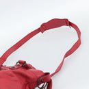 BALENCIAGA The Town Hand Bag Leather 2way Red 240579 Auth 186253M-10