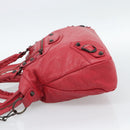 BALENCIAGA The Town Hand Bag Leather 2way Red 240579 Auth 186253M-4