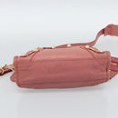 BALENCIAGA Giant Mini City Hand Bag Leather 2way Pink Gold 309544 Auth 186254M-5