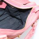 BALENCIAGA Giant Mini City Hand Bag Leather 2way Pink Gold 309544 Auth 186254M-21