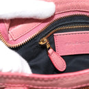 BALENCIAGA Giant Mini City Hand Bag Leather 2way Pink Gold 309544 Auth 186254M-23