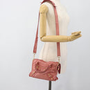 BALENCIAGA Giant Mini City Hand Bag Leather 2way Pink Gold 309544 Auth 186254M-26