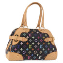 LOUIS VUITTON Monogram Multicolor Claudia Hand Bag Black M40194 Auth 186255SAV-1