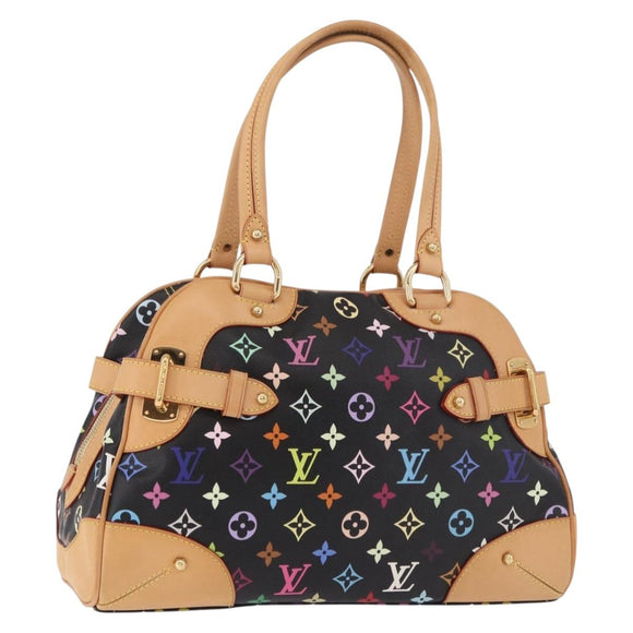 LOUIS VUITTON Monogram Multicolor Claudia Hand Bag Black M40194 Auth 186255SAV