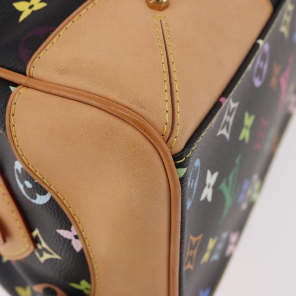 LOUIS VUITTON Monogram Multicolor Claudia Hand Bag Black M40194 Auth 186255SAV