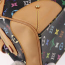 LOUIS VUITTON Monogram Multicolor Claudia Hand Bag Black M40194 Auth 186255SAV-12