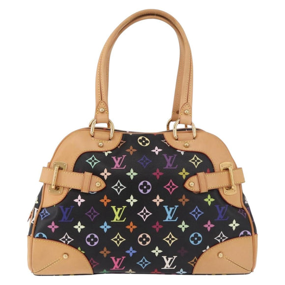 LOUIS VUITTON Monogram Multicolor Claudia Hand Bag Black M40194 Auth 186255SAV