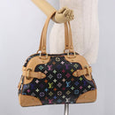 LOUIS VUITTON Monogram Multicolor Claudia Hand Bag Black M40194 Auth 186255SAV-22