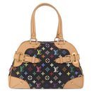 LOUIS VUITTON Monogram Multicolor Claudia Hand Bag Black M40194 Auth 186255SAV-3