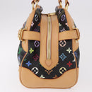 LOUIS VUITTON Monogram Multicolor Claudia Hand Bag Black M40194 Auth 186255SAV-5