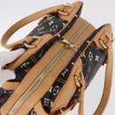 LOUIS VUITTON Monogram Multicolor Claudia Hand Bag Black M40194 Auth 186255SAV-6