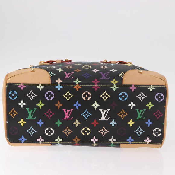 LOUIS VUITTON Monogram Multicolor Claudia Hand Bag Black M40194 Auth 186255SAV