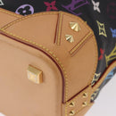 LOUIS VUITTON Multicolor Shirley MM Tote Bag Black M93213 LV Auth 186256SAV-15