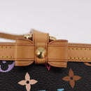 LOUIS VUITTON Multicolor Shirley MM Tote Bag Black M93213 LV Auth 186256SAV-16