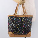 LOUIS VUITTON Multicolor Shirley MM Tote Bag Black M93213 LV Auth 186256SAV-24